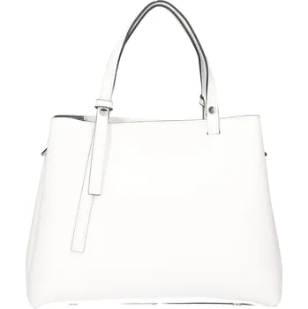 Kabelka Dámská kožená kabelka Italia Gabby - bílá