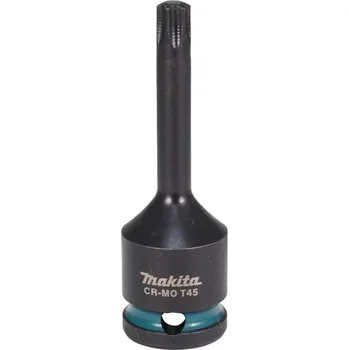 Gola hlavice MAKITA E-19825 Hlavice nástrčná 1/2“ TORX T45 L78mm Impact Black
