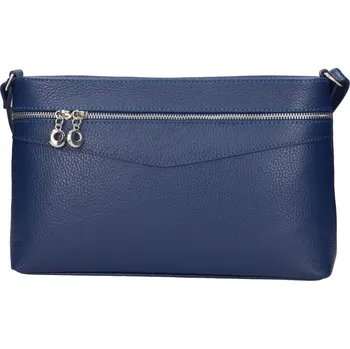 Kabelka Dámská kožená crossbody kabelka Italia Benea - tmavě modrá
