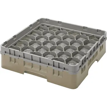 Příslušenství pro myčku Cambro Koš Camrack 30 pozic, výška sklenice 21,6 cm - Béžová