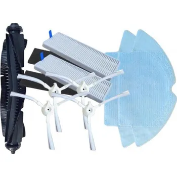 Sada příslušenství pro robotický vysavač HEPA filtry a kartáče pro ROWENTA RR7687WH X-plorer S75 Total Care a mopy, sada 9ks