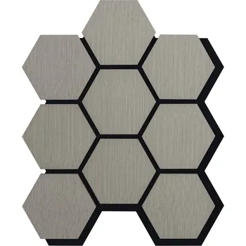 Obklad Akustický panel Hexagon 79,8×66 cm - Dub šedý cena za kus
