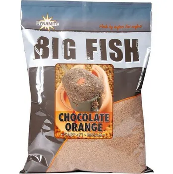Návnadová surovina Dynamite Baits Groundbait Big Fish River Chocolate Orange 1,8 kg