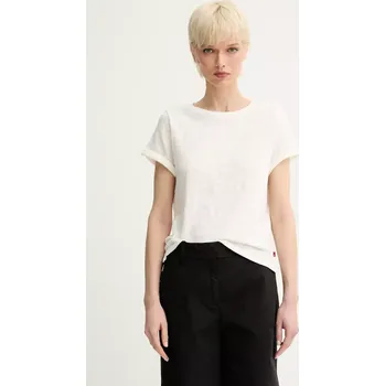 Pánské tričko Bavlněné tričko Levi's béžová barva A7247 01X, vel. S