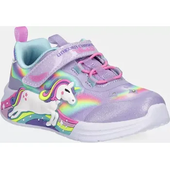 Dívčí tenisky Sneakers boty Skechers UNICORN CHASER fialová barva, 302298N 48X, EUR 24