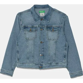 Dětská riflová bunda United Colors of Benetton 25ONCN062.G.Seasonal modrá 55X, vel. 150