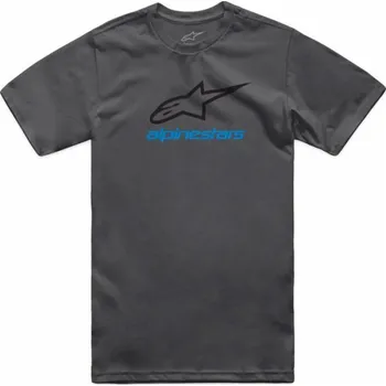 Pánské oblečení Tričko Alpinestars ALPINESTARS ALWAYS 2.0 CSF TEE, Charcoal/White/Blue Velikost: L