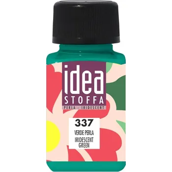 Výtvarná barva Maimeri Idea Stoffa Barva na látky Iridescent Green 60 ml 1 ks