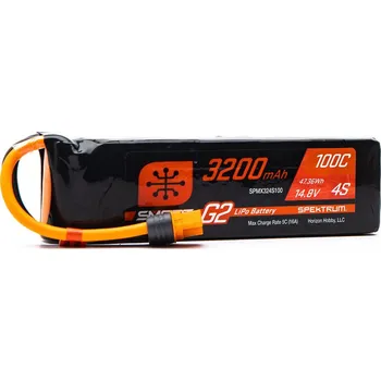 RC náhradní díl Spektrum Smart G2 LiPo 14.8V 3200mAh 100C IC3 - expresní doprava