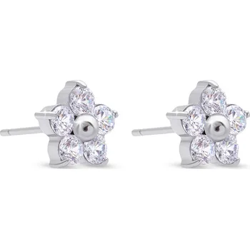 Náušnice Náušnice z chirurgické oceli kytičky,3543