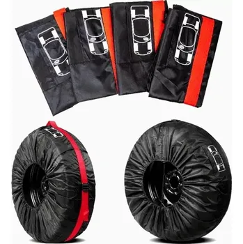Plachta na motorové vozidlo Sada obalů 19″ až 23″ na pneumatiky 4ks, potah na pneu (PNE2 )