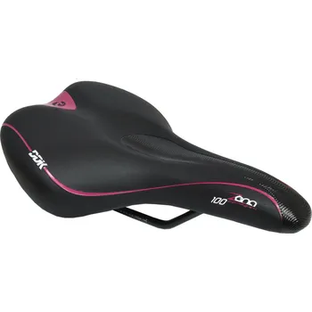 Sedlo na kolo DDK sedlo DD100 ZENA, černo-růžové