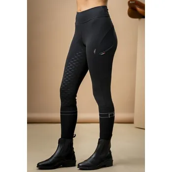 Jezdecké kalhoty Alessandro Albanese Legíny jezdecké Bina AA, s gripem, dámské, core black XXL