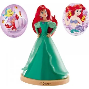 Figurka na dort malá mořská víla Ariel - Dekora
