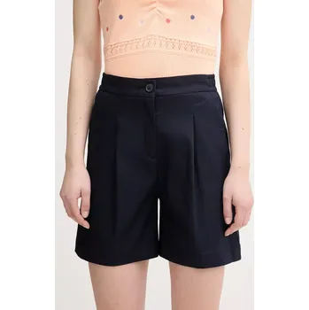 Dámské kraťasy Kraťasy United Colors of Benetton dámské, tmavomodrá barva, high waist, 40FAD901U 59X, vel. 36