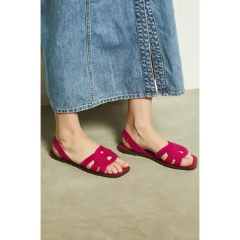 Dámské sandále Semišové sandály Medicine dámské, růžová barva RS25.OBD709 42X, EUR 36
