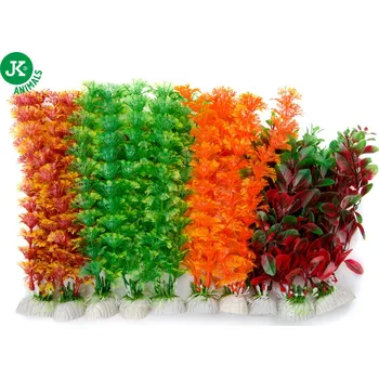 Dekorace do akvária MIX medium, akvarijní plastová rostlinka