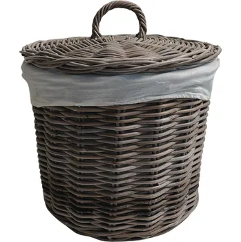 Koš na prádlo Hitra Ratanový koš na prádlo Laundry grey malý