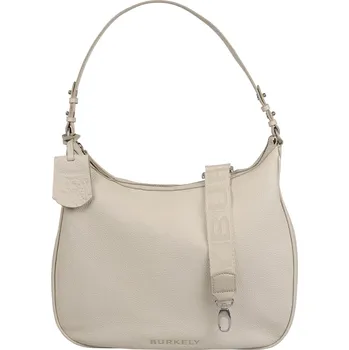 Kabelka Dámská kožená kabelka přes rameno Burkely Ronda - krémová