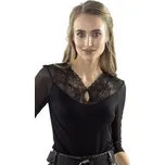 Halenka Eldar Danita - 3/4 rukáv Černá L