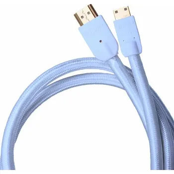 Video kabel SUPRA Cables HDMI - MINI C - v2.0 3 m Modrá Hi-Fi Video kabel