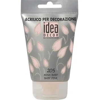 Vodová barva Maimeri Idea Decor Akrylová barva Baby Pink 110 ml 1 ks