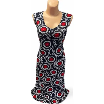 Dámské šaty Šaty k moři bez rukávu HEDVIKA, Barva Modrá, Velikost XL46, Materiál 96% Viskoza 4% Lycra