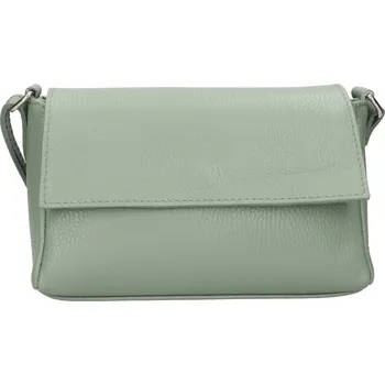 Kabelka Dámská kožená crossbody kabelka Italia Darina - zelená