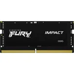 Kingston FURY Impact 16GB 5600MT/s CL40 DDR5 SO-DIMM Black (KF556S40IB-16) Černá