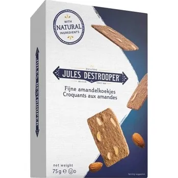 Jules Destrooper Tenké&nbsp;mandlové&nbsp;sušenky&nbsp;75g