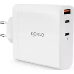 Epico 140W GaN síťová nabíječka - bílá