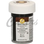 Wilton gelová barva brown 28g - hnědá