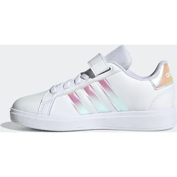 Dívčí obuv ADIDAS Dětské boty Grand Court 32 BÍLÁ|RŮŽOVÁ