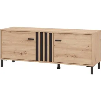 Televizní stolek TV stolek Luisa - dub, černá