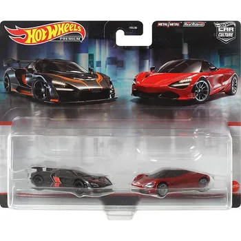autíčko Sada: McLaren Senna + McLaren 720S 1:64 - Hot Wheels Sada: McLaren Senna a McLaren 720S - modely aut 1/64