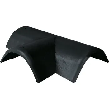 BRAMAC Hřebenáč rozdělovací levý T220 Bramac Protector se dvěma příchytkami ebenově černá