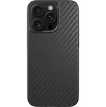 Kryt na mobil Epico Mag+ Hybrid Carbon kryt iPhone 16 Pro - černý