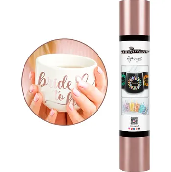 Samolepící dekorace TeckWrap Metallic Satin Chrome - Rose Gold Velikost: 30,5 x 30 cm