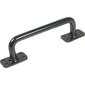 Kovová rukojeť brány, k přišroubování, černá 230 (M-230)