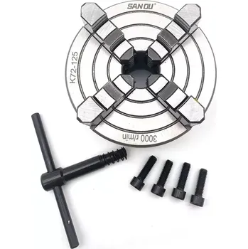 dílenský stroj Sklíčidlo na soustruh, 100mm K72-100 4-čelisťové (SKC410)