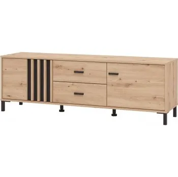 Televizní stolek TV stolek 157 Luisa - dub, černá