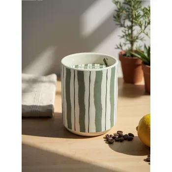 Svíčka Sinsay - Vonná svíčka Cedarwood & Cypress - zelená - 488FQ-77X - 488FQ-77X-ONE