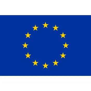 Člun Vlajka EU 30x20 cm WINDFLAG dvojitým obvodovým prošíváním, zesíleným plátnem a šňůrami nahoře i dole