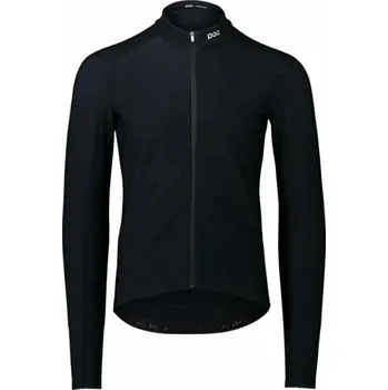 cyklistický dres POC Cyklistický dres s dlouhým rukávem zimní - RADIANT - černá