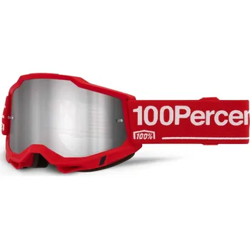 Motocyklové brýle Motokrosové brýle 100% ACCURI 2 - USA, brýle WOLG - stříbrné plexi