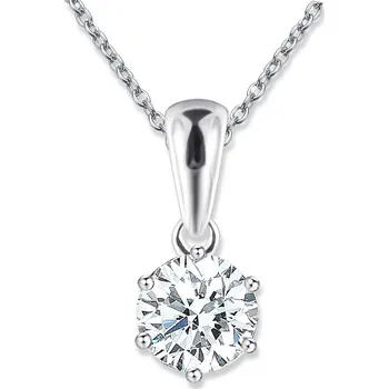 Přívěsek Leru Zlatý náhrdelník s laboratorním dia 0,50ct