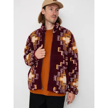 Brixton Arctic Fleece Mock Neck (light cabernet) L, vínově červená