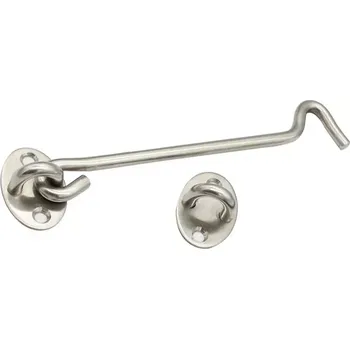 Nábytkové kování Nerezový hák 200mm na dveře, vrata, okno s protikusem (PHP8)