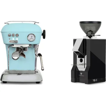 Kávovar Ascaso Dream ONE, Kid Blue + Eureka Mignon Classico, CR black
