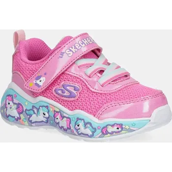 Chlapecké tenisky Dětské sneakers boty Skechers PLAY SCENE 303158N růžová 30X, EUR 21